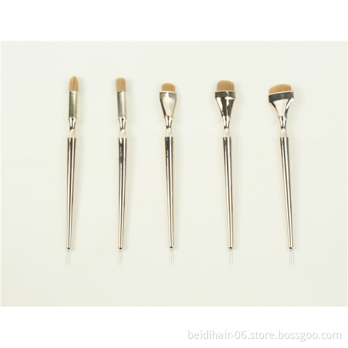 9pcs Golden Makeup Bush Set Portable Custom makeup brushes kit